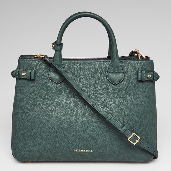 Burberry Green Satchel Bag - Picture 1 of 16